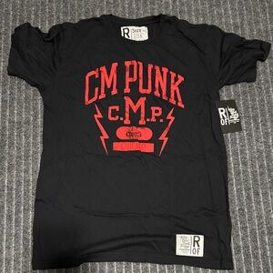 CM Punk Black Graphic Tee